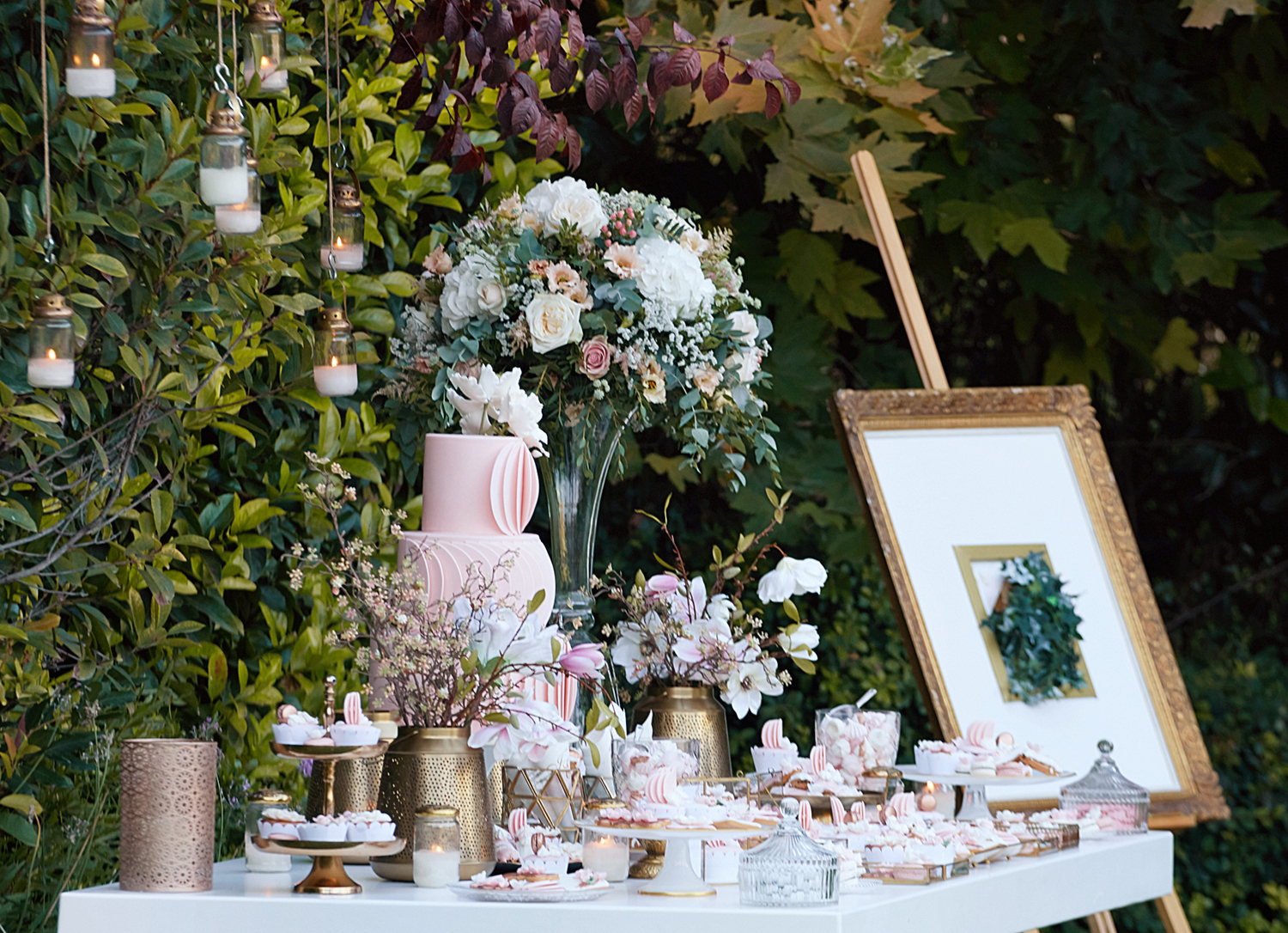 A Blush Pink Garden Wedding - Wedding at Ktima Orizontes in Greece