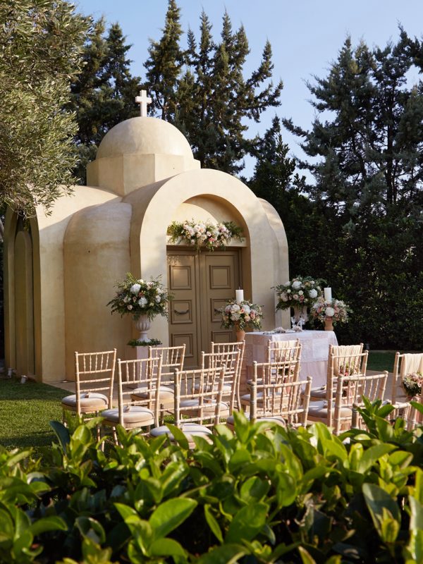 Wedding Ceremony – Church at Ktima Orizontes in Greece